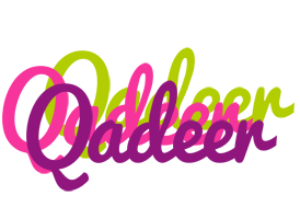 Qadeer flowers logo