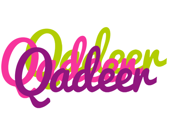 Qadeer flowers logo