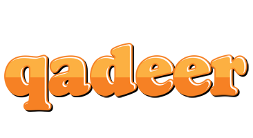 Qadeer orange logo