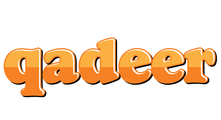 Qadeer orange logo