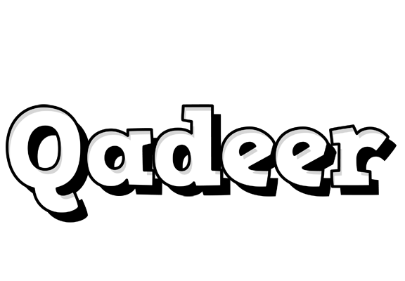Qadeer snowing logo