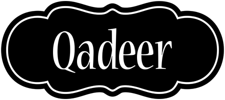 Qadeer welcome logo