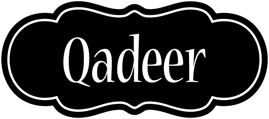 Qadeer welcome logo