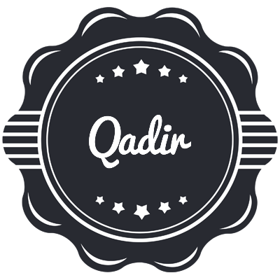 Qadir badge logo