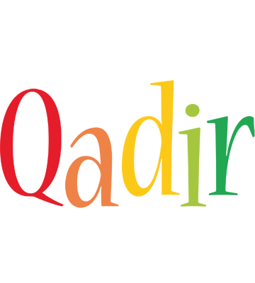 Qadir birthday logo