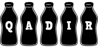 Qadir bottle logo