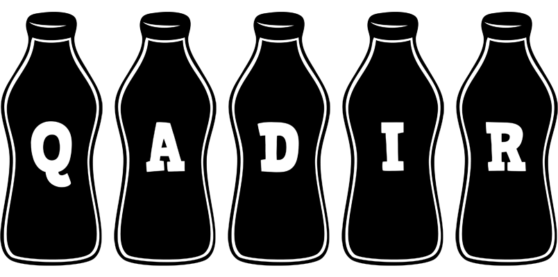 Qadir bottle logo