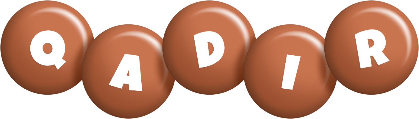 Qadir candy-brown logo