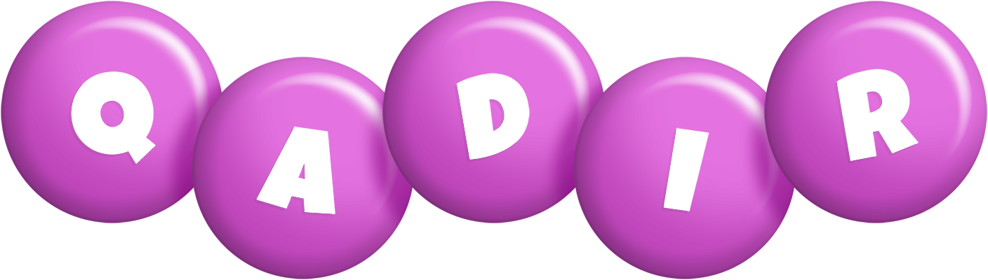 Qadir candy-purple logo