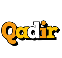 Qadir cartoon logo