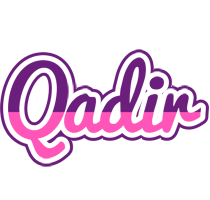 Qadir cheerful logo