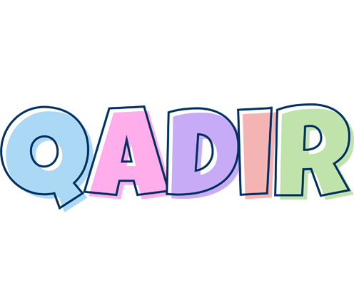 Qadir pastel logo