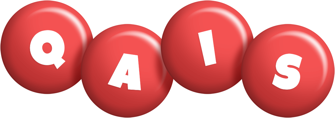 Qais candy-red logo