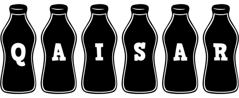 Qaisar bottle logo