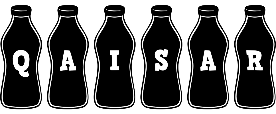 Qaisar bottle logo
