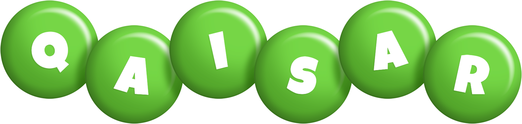 Qaisar candy-green logo