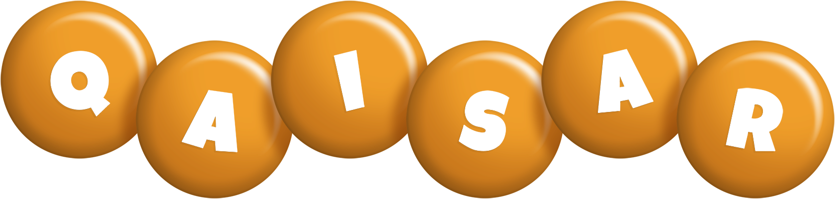 Qaisar candy-orange logo