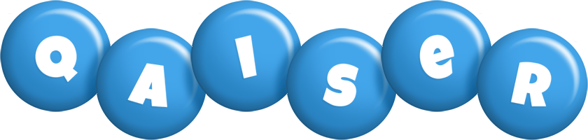 Qaiser candy-blue logo