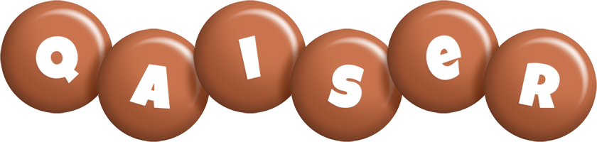 Qaiser candy-brown logo