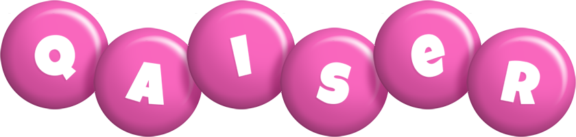 Qaiser candy-pink logo