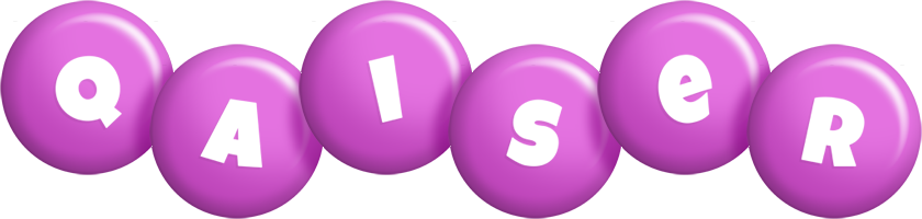 Qaiser candy-purple logo