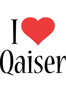 Qaiser i-love logo