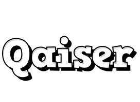 Qaiser snowing logo
