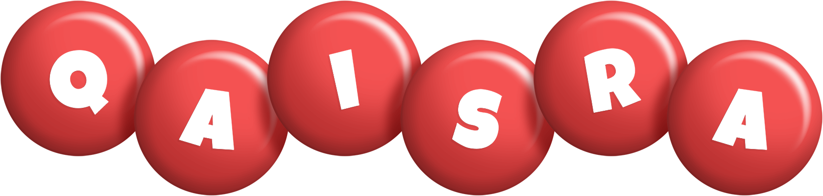 Qaisra candy-red logo