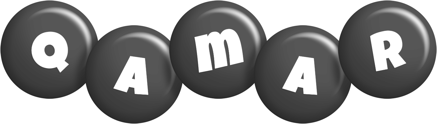 Qamar candy-black logo