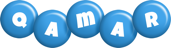 Qamar candy-blue logo