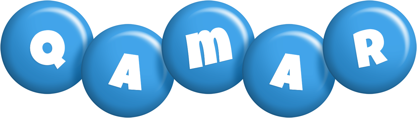 Qamar candy-blue logo