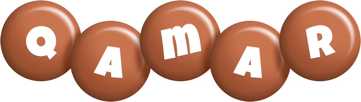 Qamar candy-brown logo
