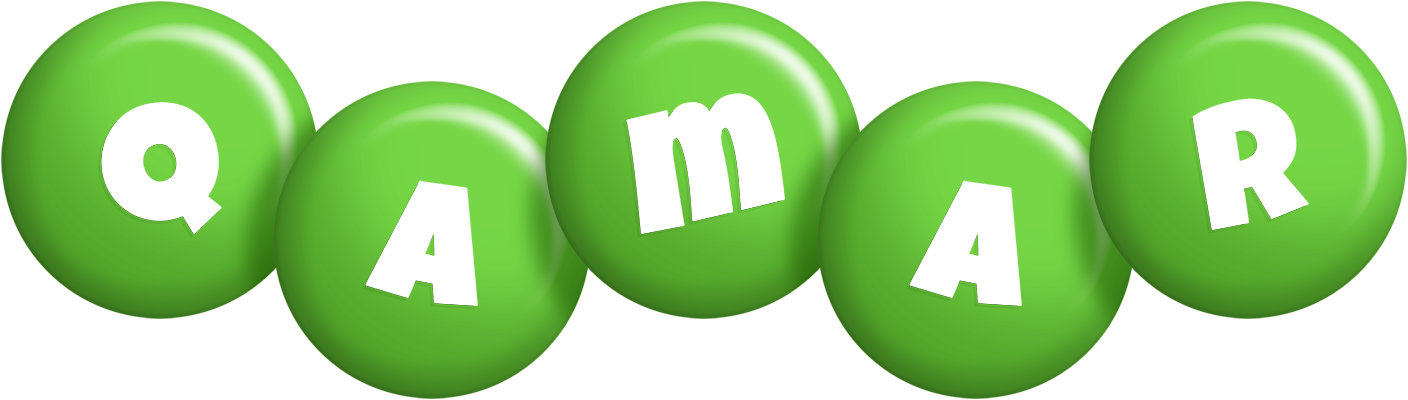 Qamar candy-green logo