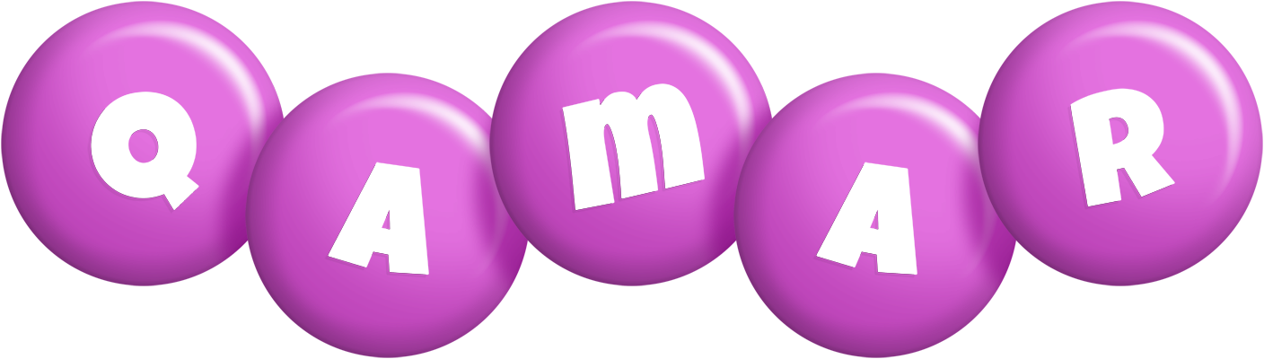 Qamar candy-purple logo