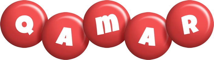 Qamar candy-red logo