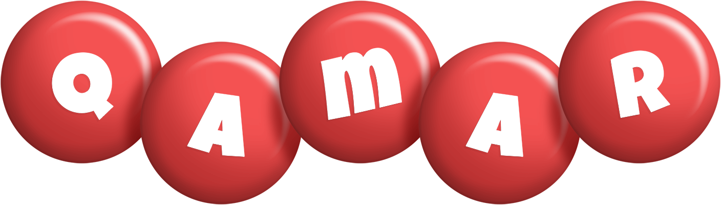 Qamar candy-red logo
