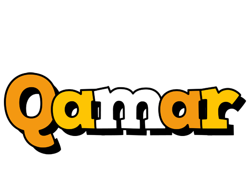 Qamar cartoon logo