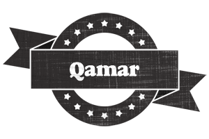 Qamar grunge logo