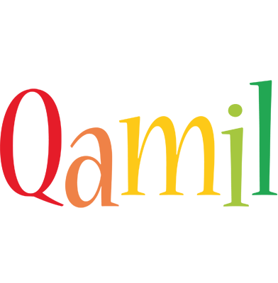 Qamil birthday logo