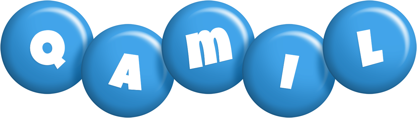 Qamil candy-blue logo