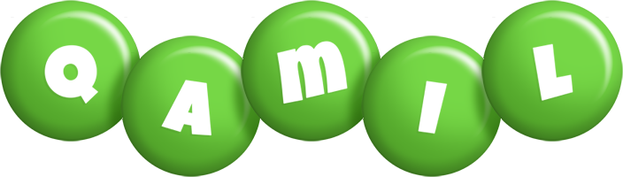 Qamil candy-green logo