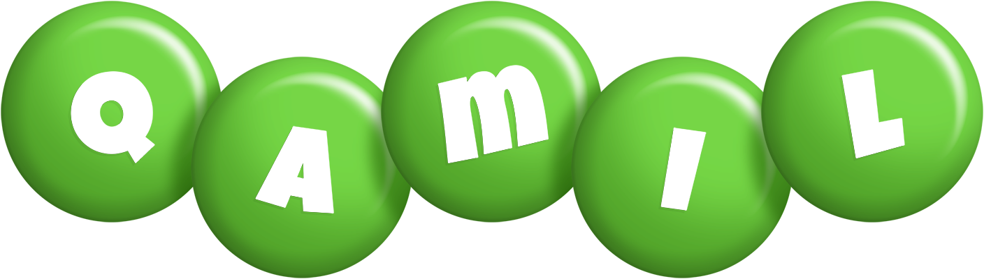 Qamil candy-green logo