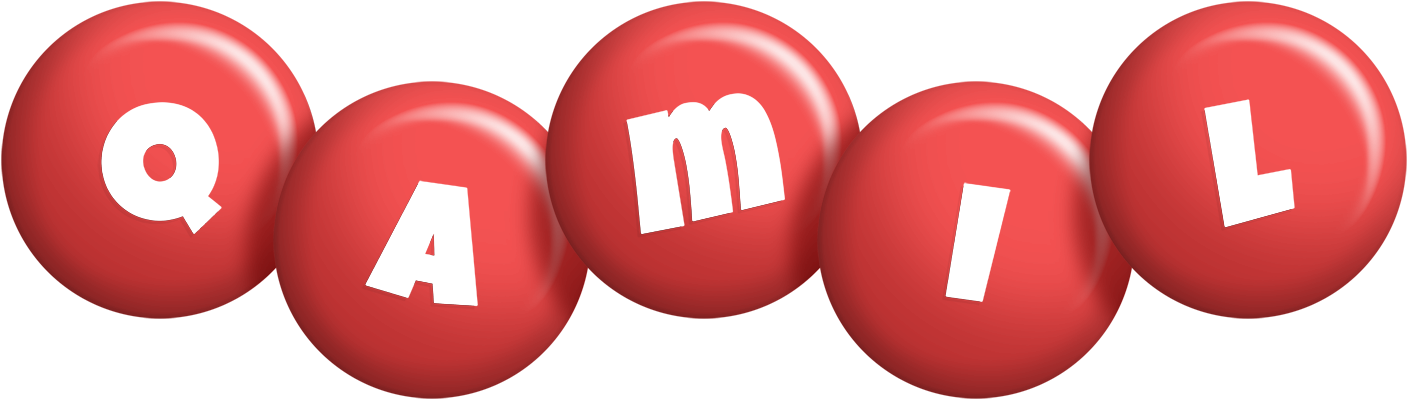 Qamil candy-red logo