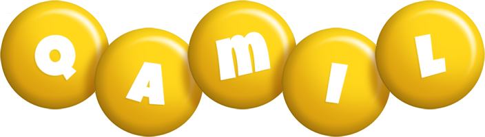 Qamil candy-yellow logo