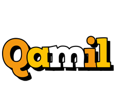Qamil cartoon logo