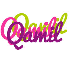 Qamil flowers logo