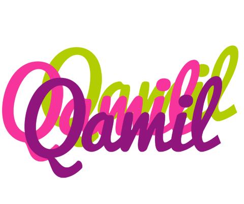 Qamil flowers logo