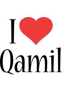 Qamil i-love logo