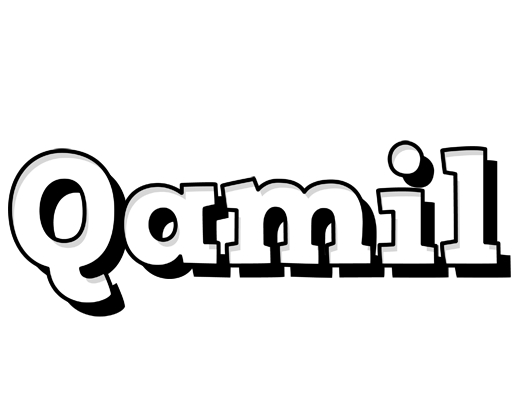 Qamil snowing logo