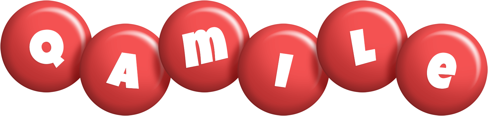 Qamile candy-red logo